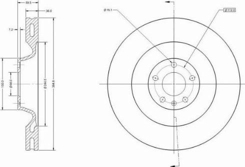 Remy RAD2251C - Спирачен диск vvparts.bg