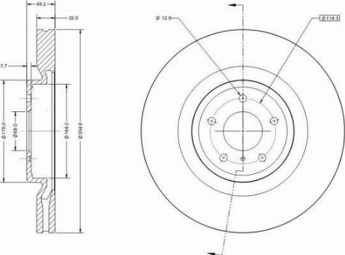 Remy RAD2269C - Спирачен диск vvparts.bg