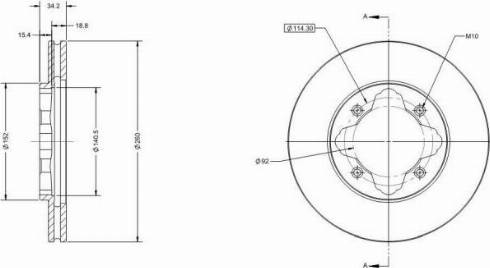 Remy RAD2216C - Спирачен диск vvparts.bg