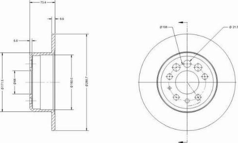 Remy RAD2212C - Спирачен диск vvparts.bg