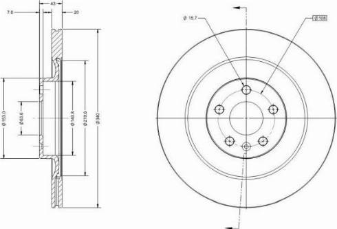 Remy RAD2286C - Спирачен диск vvparts.bg