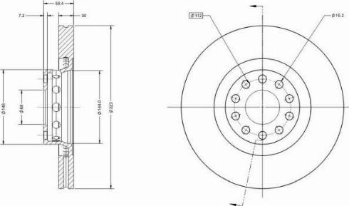 Remy RAD2228C - Спирачен диск vvparts.bg