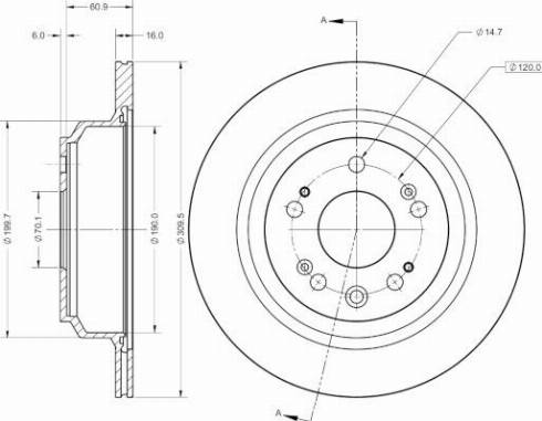 Remy RAD2794C - Спирачен диск vvparts.bg