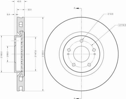 Remy RAD2746C - Спирачен диск vvparts.bg