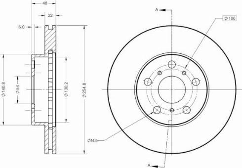 Remy RAD2747C - Спирачен диск vvparts.bg