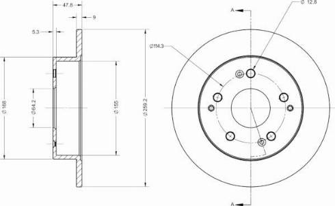 Remy RAD2700C - Спирачен диск vvparts.bg