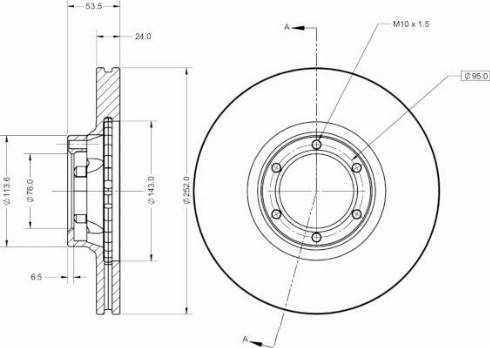 Remy RAD2739C - Спирачен диск vvparts.bg