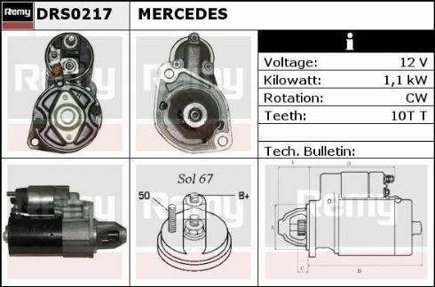 Remy RAS31328 - Стартер vvparts.bg