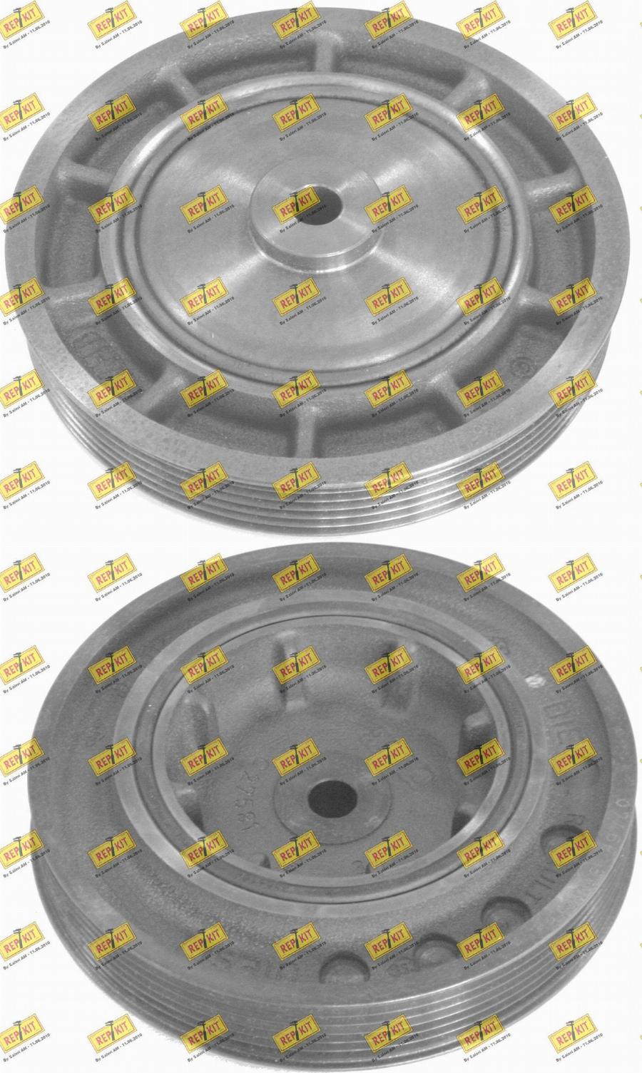 REPKIT RKT9097 - Ремъчна шайба, колянов вал vvparts.bg