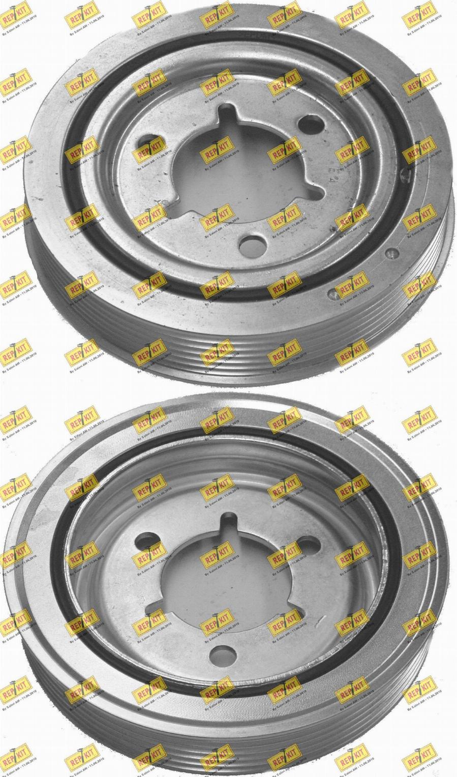 REPKIT RKT9069 - Ремъчна шайба, колянов вал vvparts.bg