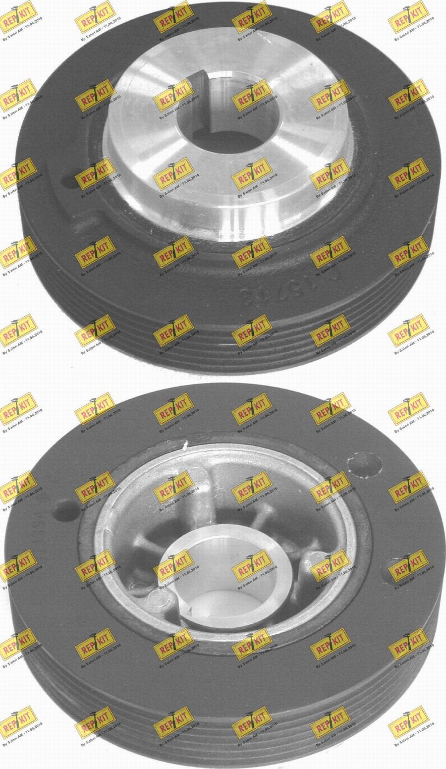 REPKIT RKT9081 - Ремъчна шайба, колянов вал vvparts.bg