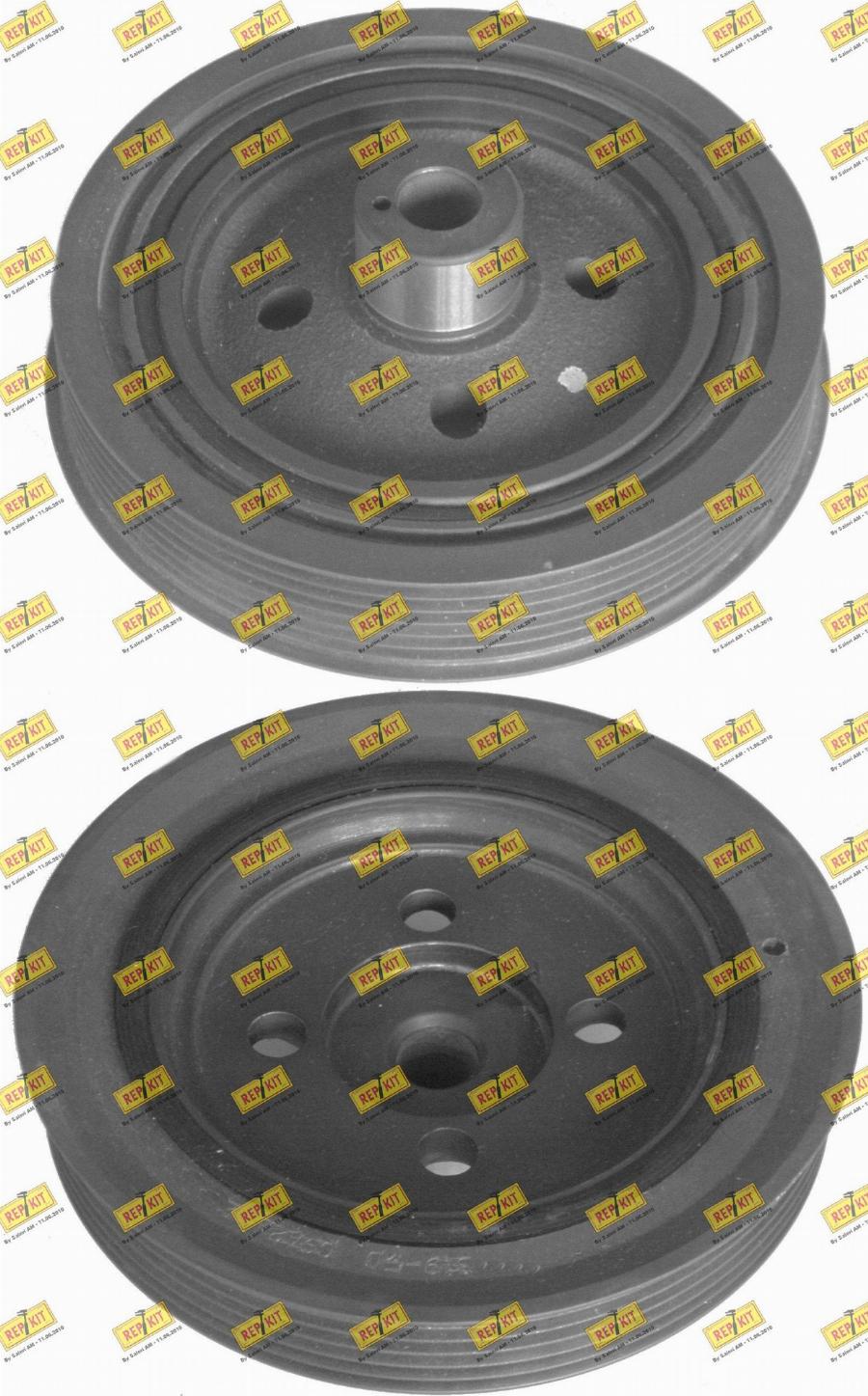 REPKIT RKT9037 - Ремъчна шайба, колянов вал vvparts.bg