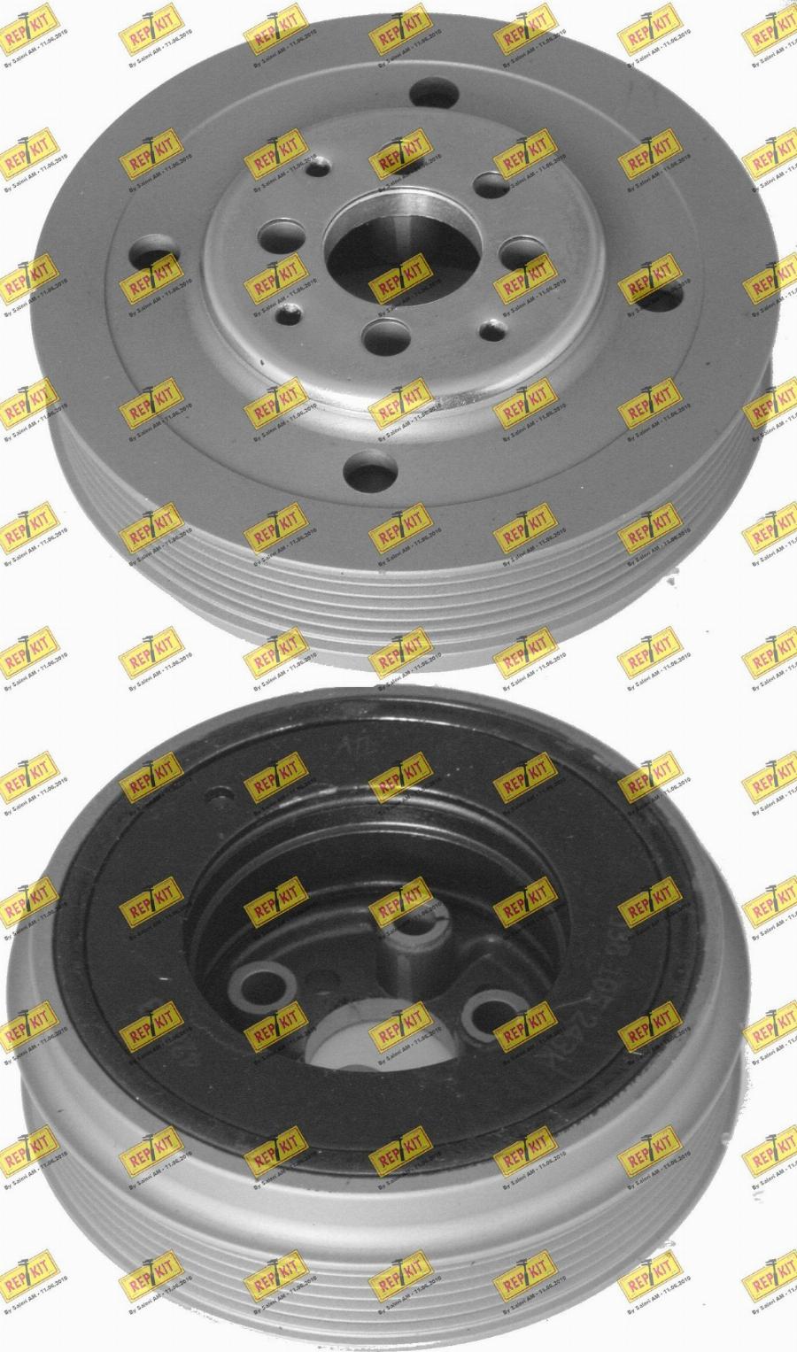 REPKIT RKT9021 - Ремъчна шайба, колянов вал vvparts.bg