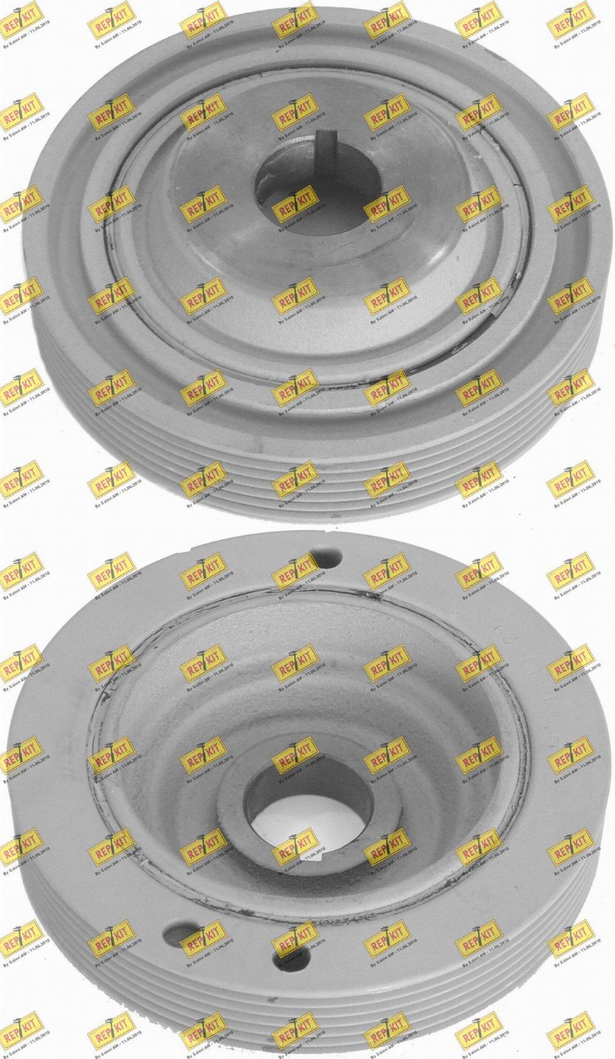 REPKIT RKT9072 - Ремъчна шайба, колянов вал vvparts.bg