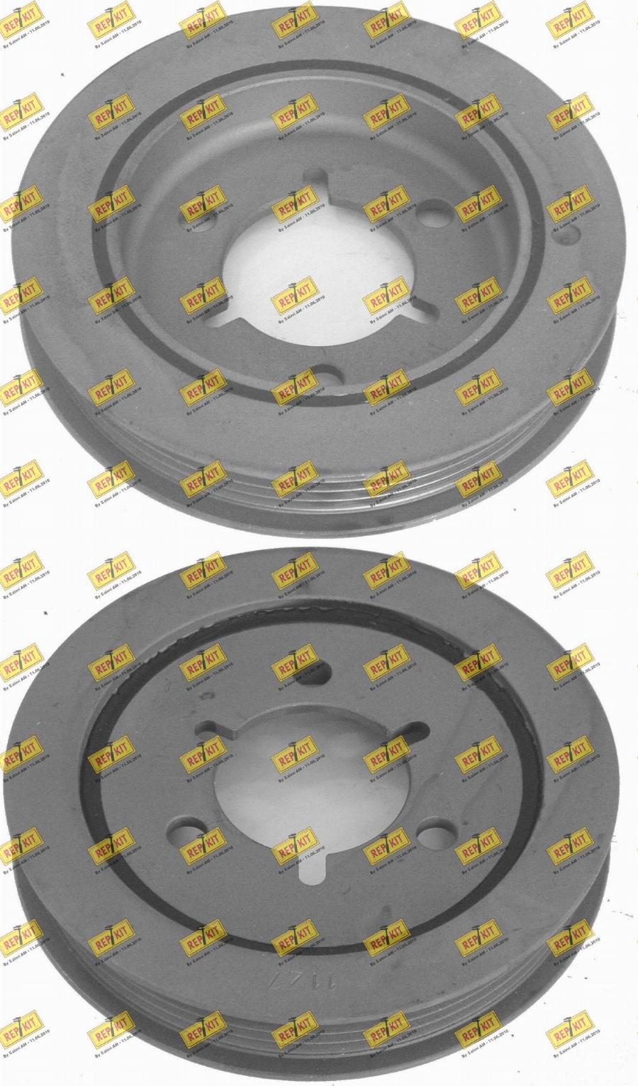 REPKIT RKT9077 - Ремъчна шайба, колянов вал vvparts.bg