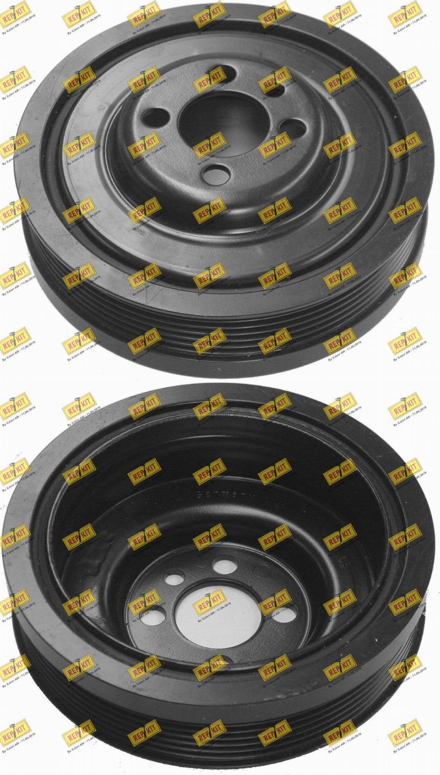 REPKIT RKT9108 - Ремъчна шайба, колянов вал vvparts.bg