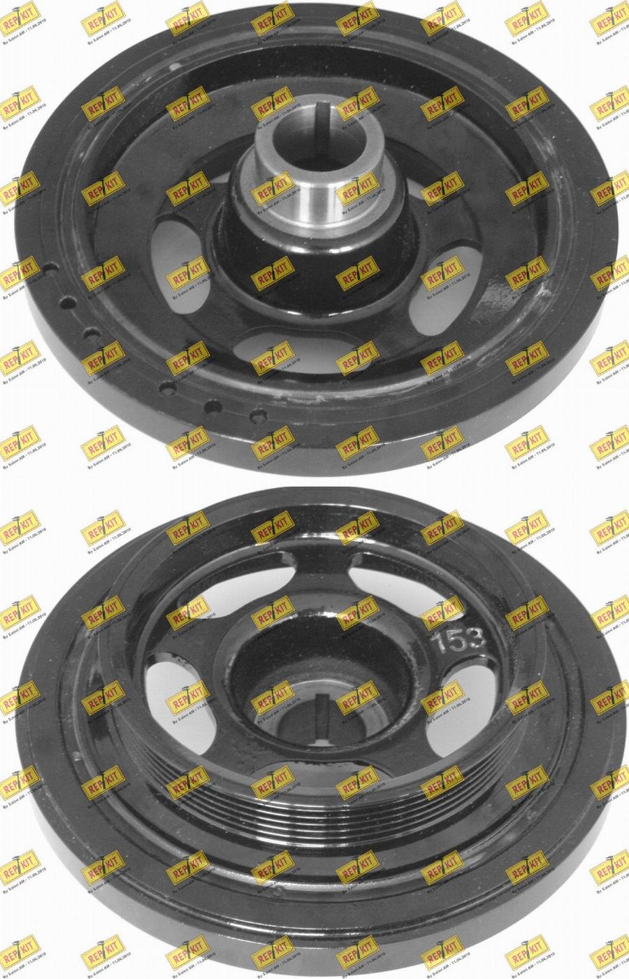 REPKIT RKT9135 - Ремъчна шайба, колянов вал vvparts.bg