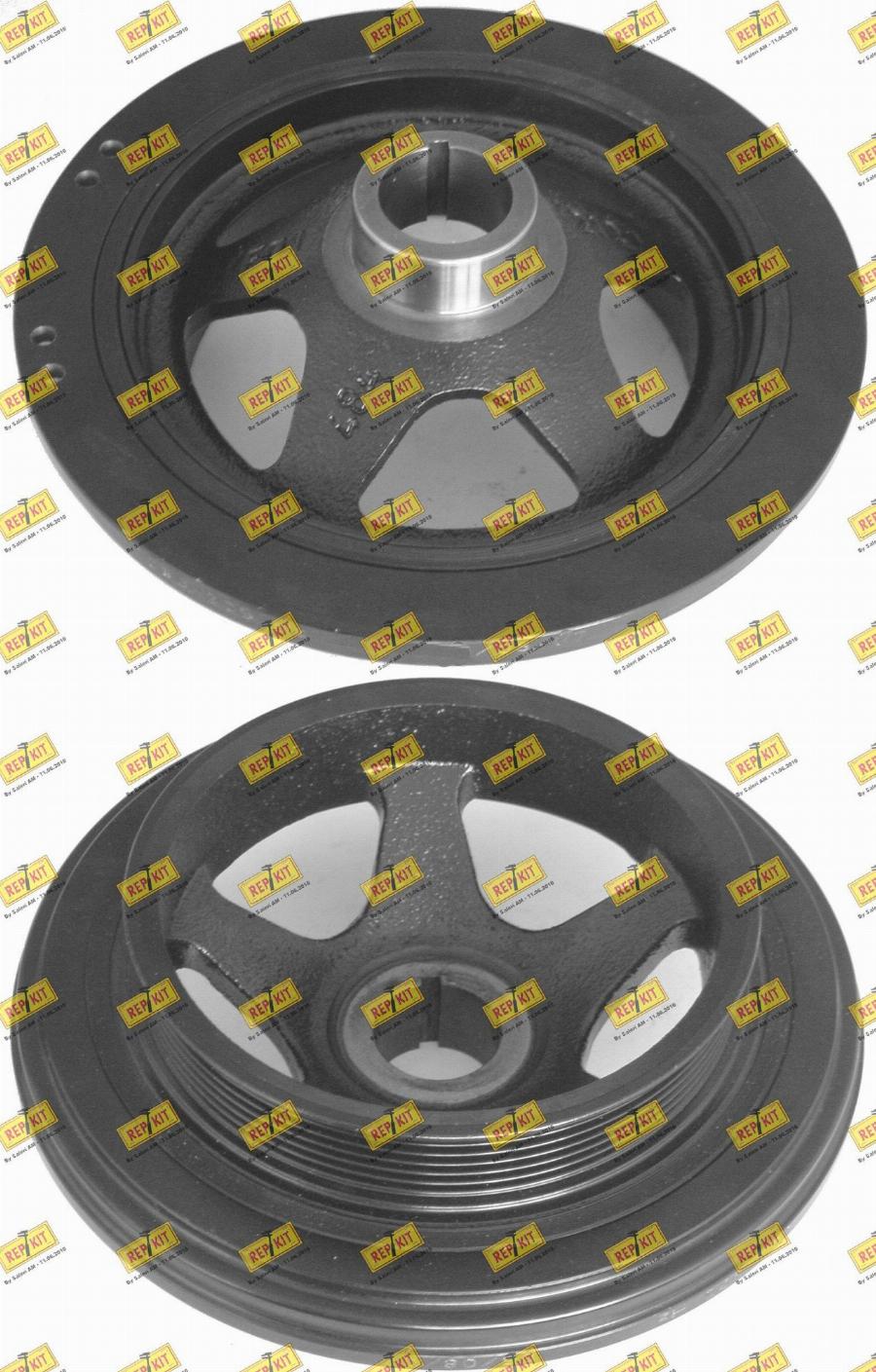 REPKIT RKT9137 - Ремъчна шайба, колянов вал vvparts.bg