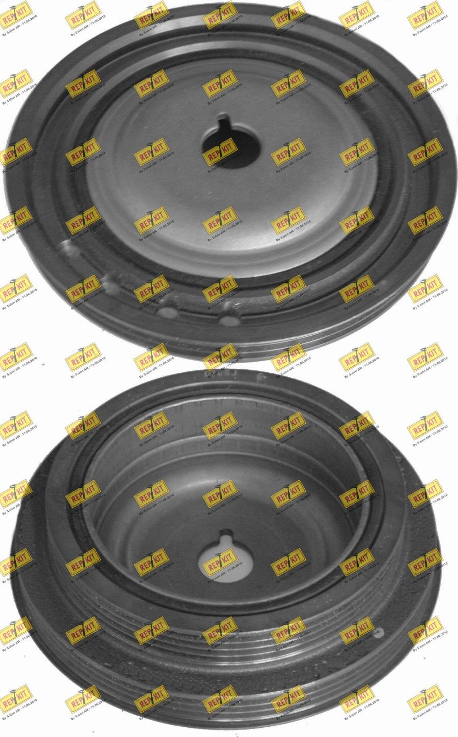 REPKIT RKT9123 - Ремъчна шайба, колянов вал vvparts.bg