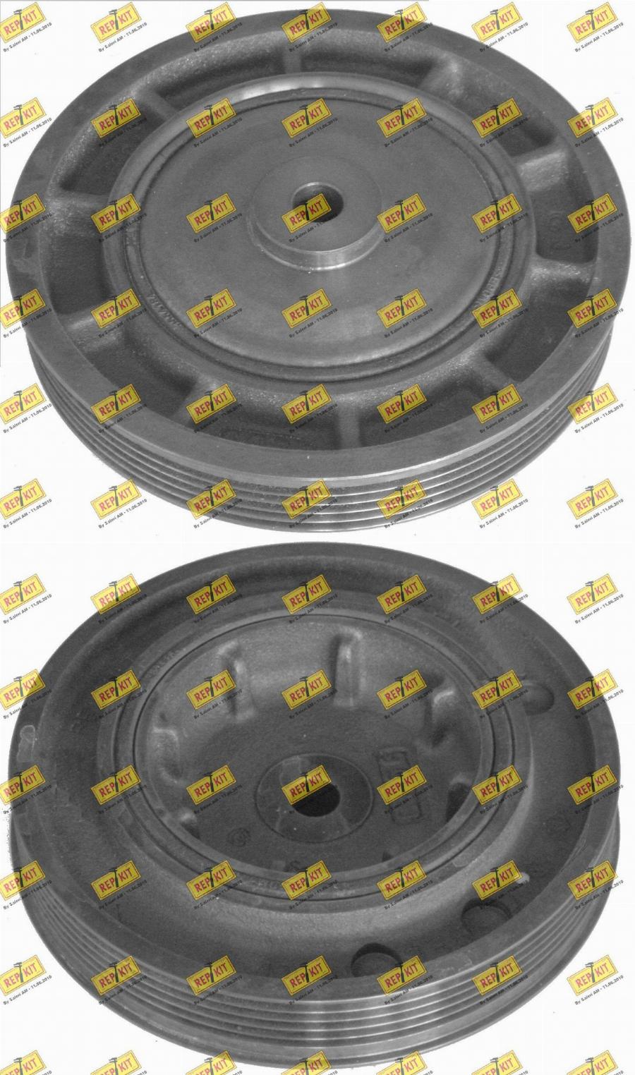 REPKIT RKT9172 - Ремъчна шайба, колянов вал vvparts.bg