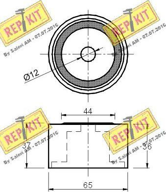 REPKIT RKT1482 - Паразитна / водеща ролка, зъбен ремък vvparts.bg