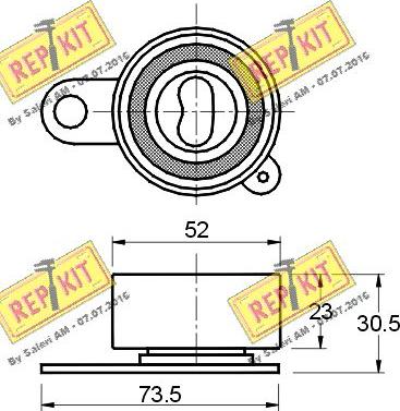 REPKIT RKT1346 - Обтяжна ролка, ангренаж vvparts.bg