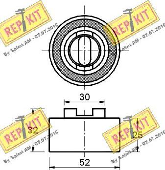 REPKIT RKT1319 - Обтяжна ролка, ангренаж vvparts.bg