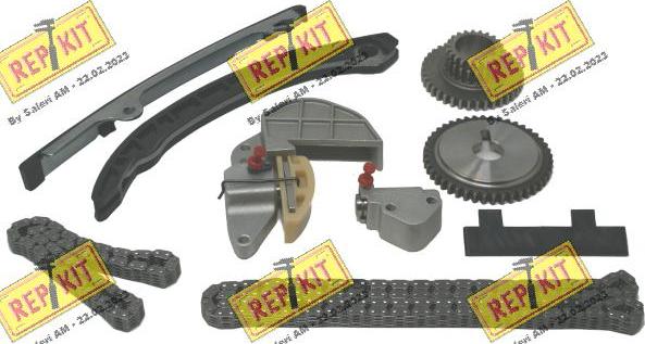 REPKIT RKT89156K - Комплект ангренажна верига vvparts.bg