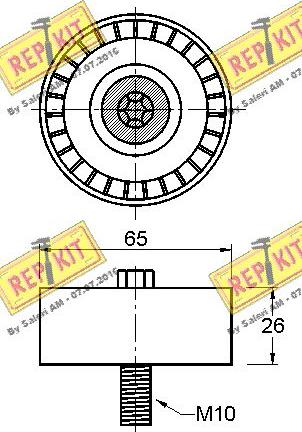 REPKIT RKT3219 - Паразитна / водеща ролка, пистов ремък vvparts.bg