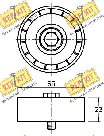 REPKIT RKT2104 - Паразитна / водеща ролка, пистов ремък vvparts.bg