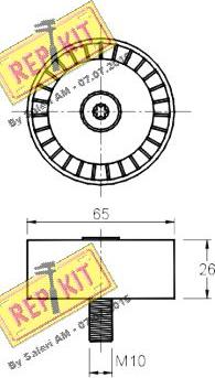 REPKIT RKT2879 - Паразитна / водеща ролка, пистов ремък vvparts.bg