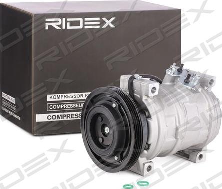 RIDEX 447K0445 - Компресор, климатизация vvparts.bg