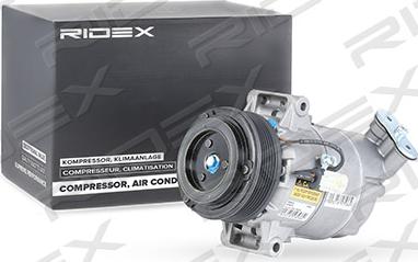 RIDEX 447K0103 - Компресор, климатизация vvparts.bg