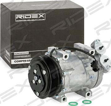 RIDEX 447K0102 - Компресор, климатизация vvparts.bg