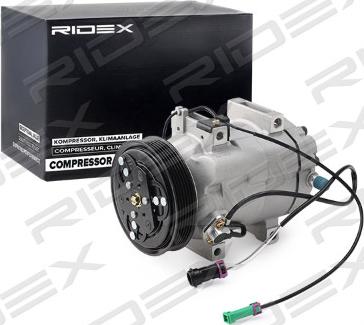 RIDEX 447K0242 - Компресор, климатизация vvparts.bg