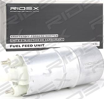 RIDEX 458F0139 - Горивна помпа vvparts.bg