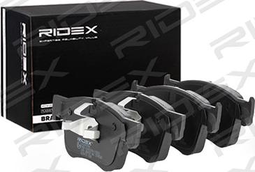 RIDEX 402B0946 - Комплект спирачно феродо, дискови спирачки vvparts.bg