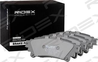 RIDEX 402B0959 - Комплект спирачно феродо, дискови спирачки vvparts.bg