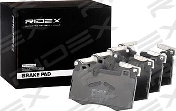 RIDEX 402B0935 - Комплект спирачно феродо, дискови спирачки vvparts.bg