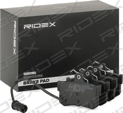 RIDEX 402B0936 - Комплект спирачно феродо, дискови спирачки vvparts.bg