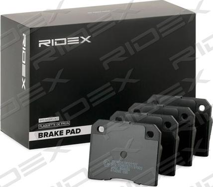 RIDEX 402B0970 - Комплект спирачно феродо, дискови спирачки vvparts.bg