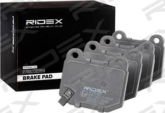 RIDEX 402B0491 - Комплект спирачно феродо, дискови спирачки vvparts.bg