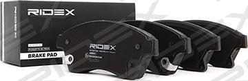 RIDEX 402B0461 - Комплект спирачно феродо, дискови спирачки vvparts.bg