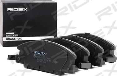 RIDEX 402B0410 - Комплект спирачно феродо, дискови спирачки vvparts.bg