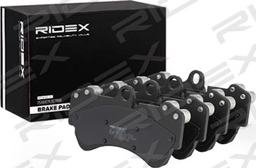 RIDEX 402B0486 - Комплект спирачно феродо, дискови спирачки vvparts.bg