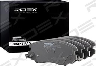 RIDEX 402B0430 - Комплект спирачно феродо, дискови спирачки vvparts.bg