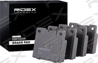 RIDEX 402B0597 - Комплект спирачно феродо, дискови спирачки vvparts.bg