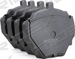 RIDEX 402B0580 - Комплект спирачно феродо, дискови спирачки vvparts.bg