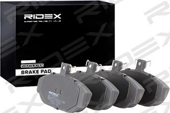 RIDEX 402B0577 - Комплект спирачно феродо, дискови спирачки vvparts.bg