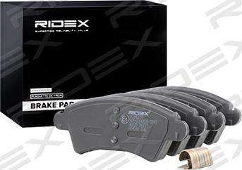 RIDEX 402B0699 - Комплект спирачно феродо, дискови спирачки vvparts.bg